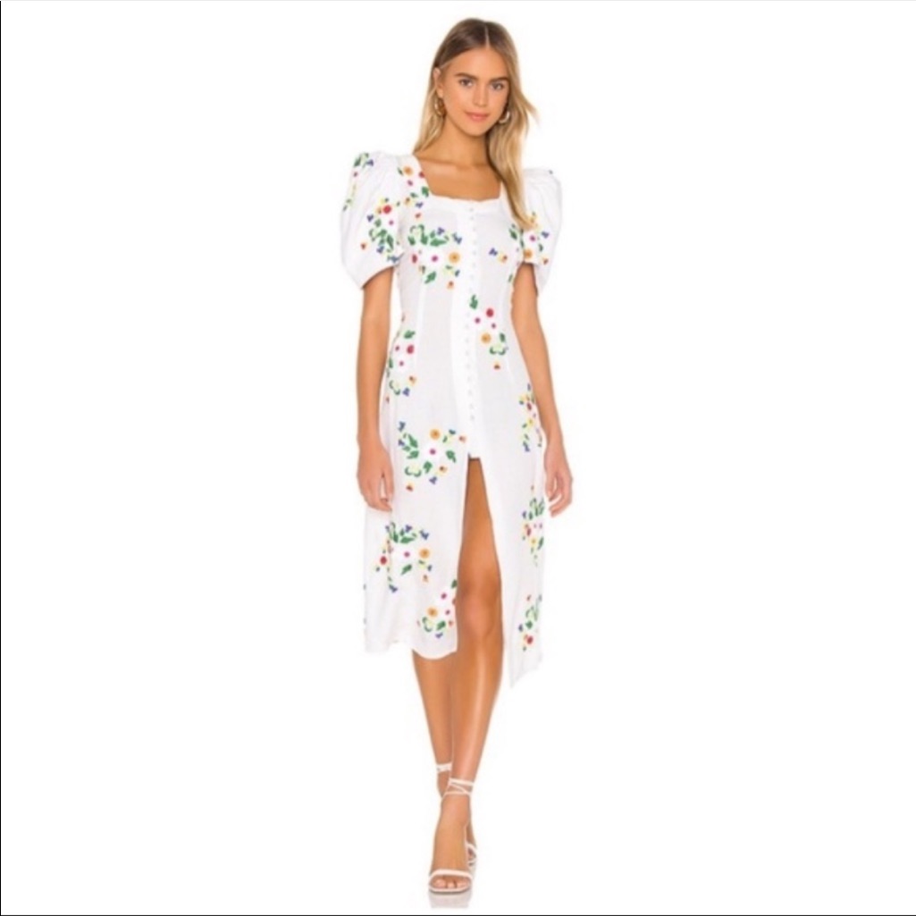 All Things Mochi Marisol Floral Midi Dress